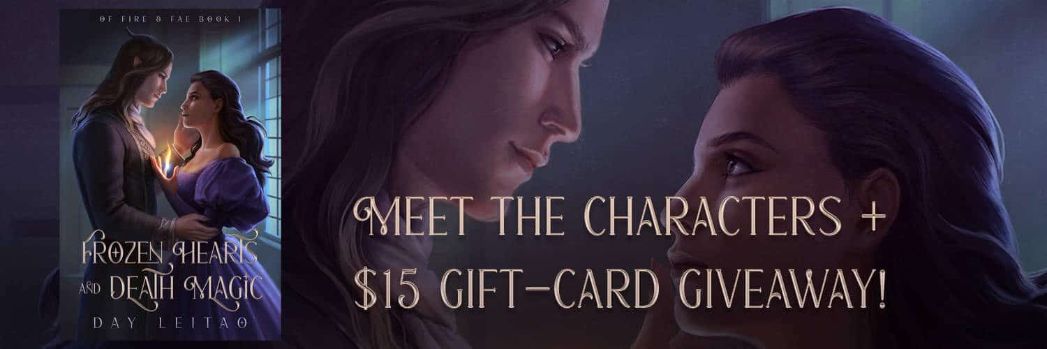 Meet the characters of Frozen Hearts and Death Magic + $15 gift-card giveaway